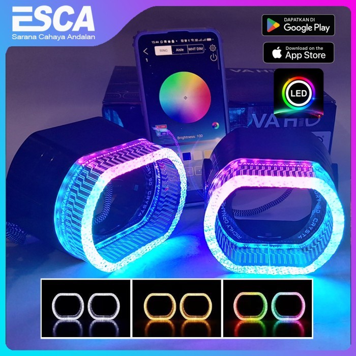 5D Shroud RGB Matrix Glory Vahid Projector Case Bluetooth Apps Operate