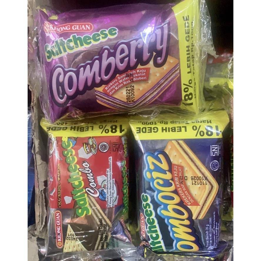 

TERLENGKAP Wafer Saltcheese Combo Combochiz Comberry