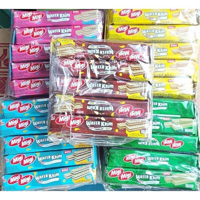 

SALE MIGI Wafer Krim Varian Rasa PAK