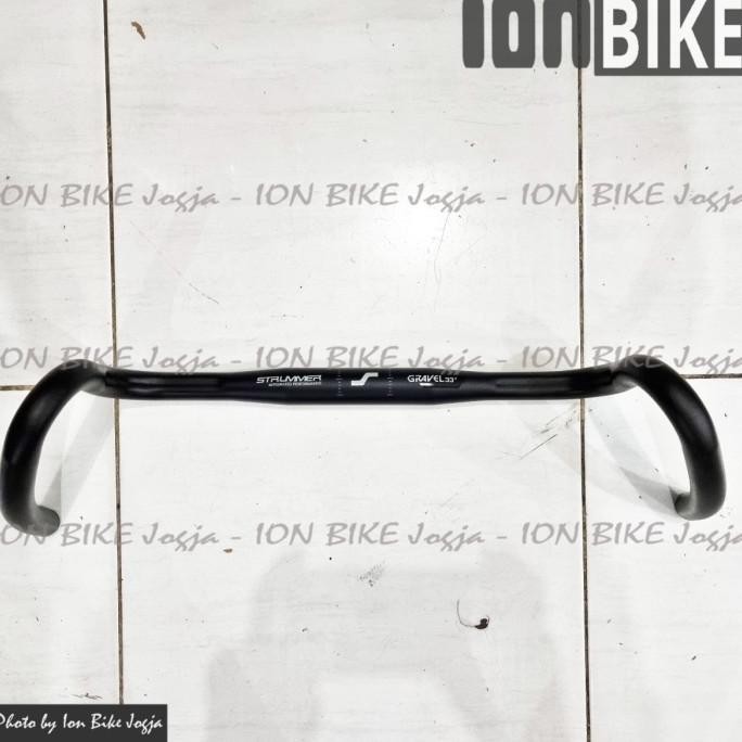 TERMURAH - Dropbar Strummer Gravel Oversize 420mm Handlebar Sepeda Flare Road