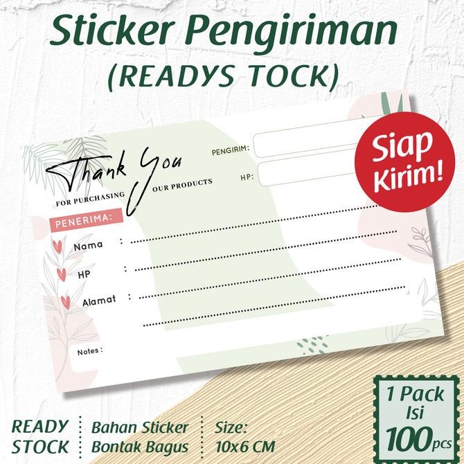 

Sale [Ready Stock] Sticker Pengiriman/Sticker Alamat/ Sticker Kirim Olshop