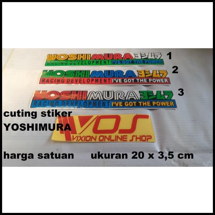 

HOT DEAL CUTING STIKER YOSHIMURA WARNA !!!!!!