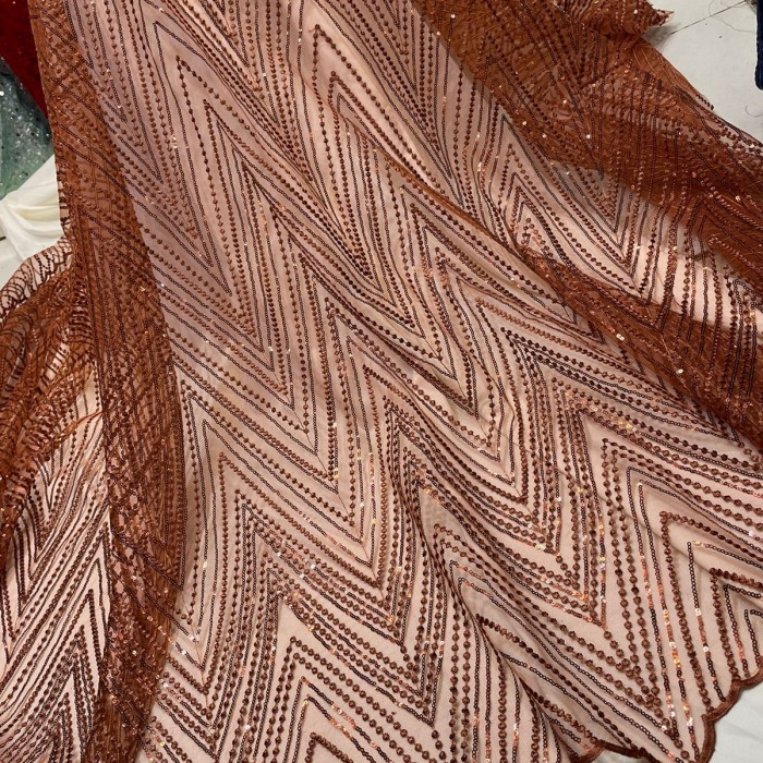 New.. Kain Tile Payet Sien Spider/Brokat Spider Bahan Kebaya