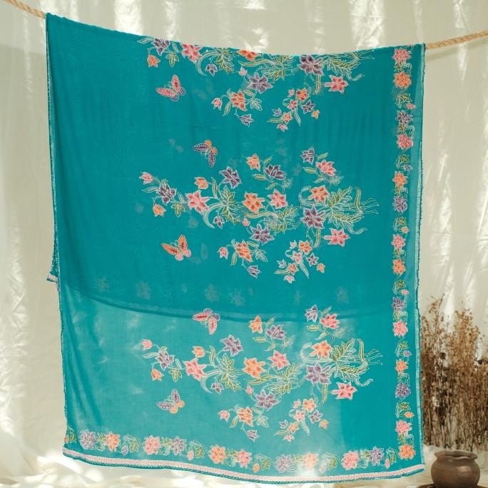 Kain Sarung Batik Encim Pekalongan Meradelima Paris - 02