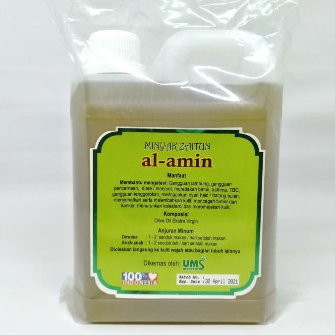 

Minyak Zaitun Extra Virgin Al Amin 1 Liter