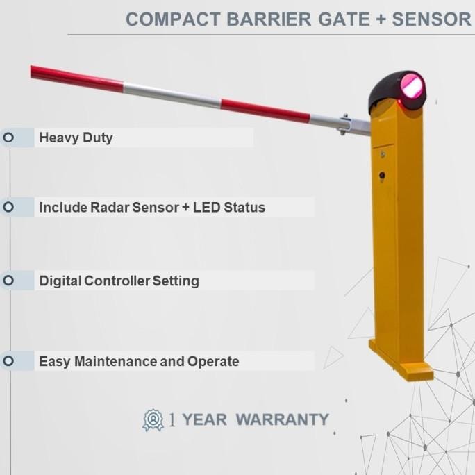 COMPACT BARRIER GATE, MESIN PALANG PARKIR / PORTAL GATE OTOMATIS ORIGINAL DAN TERPERCAYA