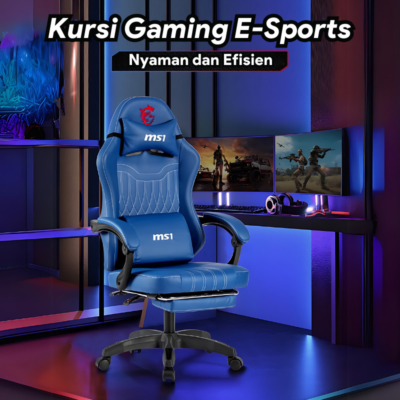 Kursi Kantor Kursi Gaming Kursi Kerja Kursi Belajar Kursi Bos Kursi Game dengan Bantalan Busa