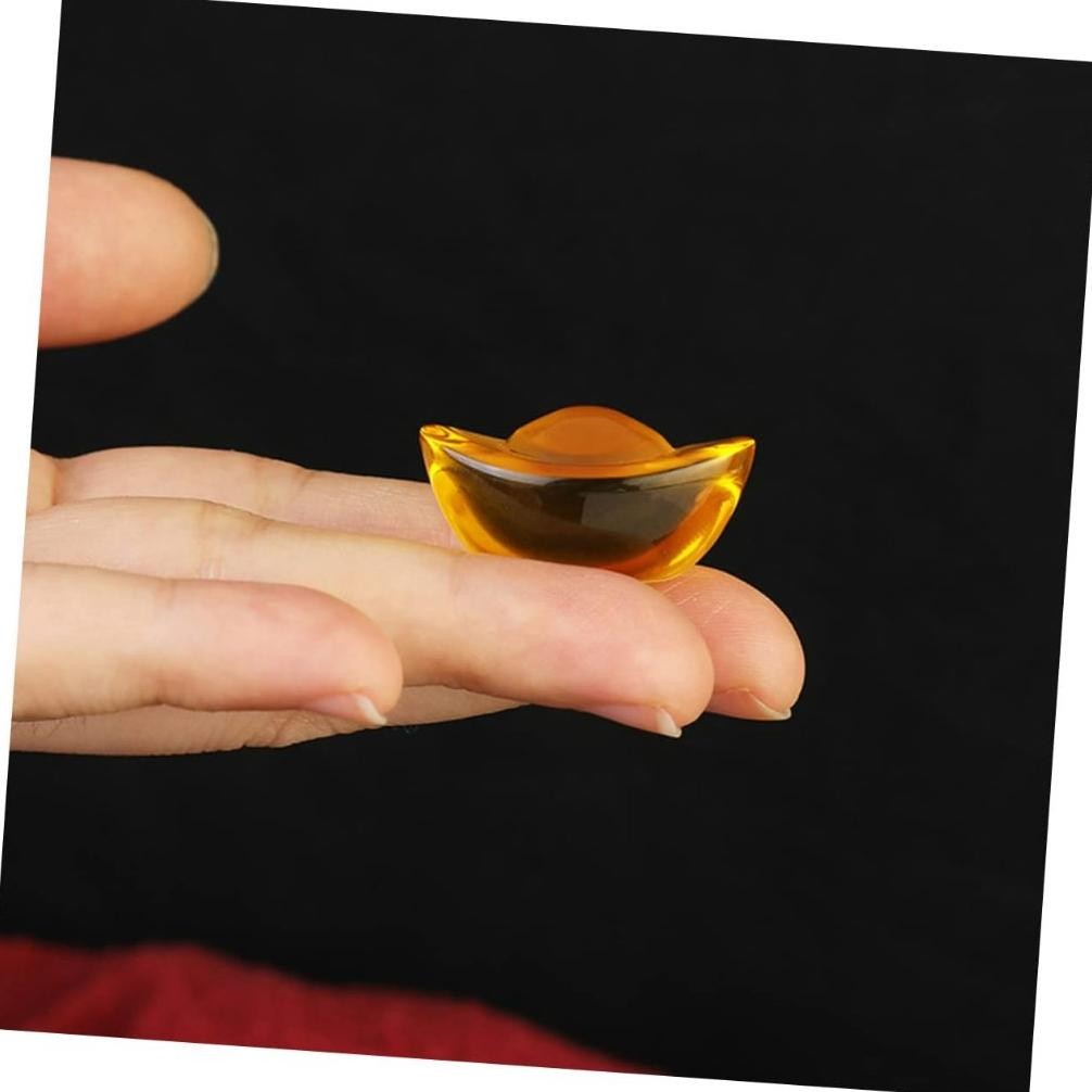 Super Sale 100pcs Yuan Bao Lucky Yen Bao Mini Crystal Yuan Bao Dekorasi Yuan Bao Berkualitas