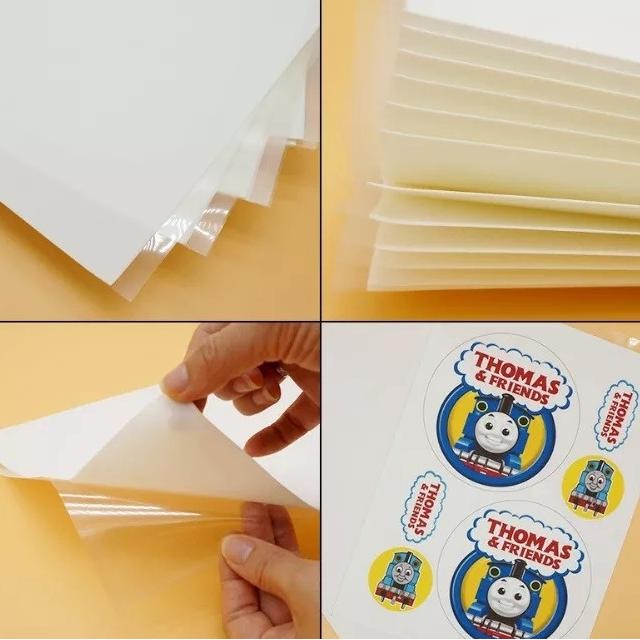 

Terlaris EDIBLE WAFER PAPER / KERTAS WAFER KERTAS HIAS KUE 5 pcs 0,65 mm COD