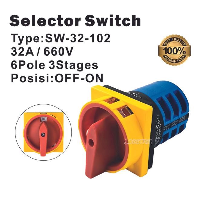 Cam Switch / Selector Switch OFF-ON 32A