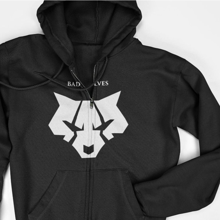 Jaket Hoodie Zipper - Bad Wolves