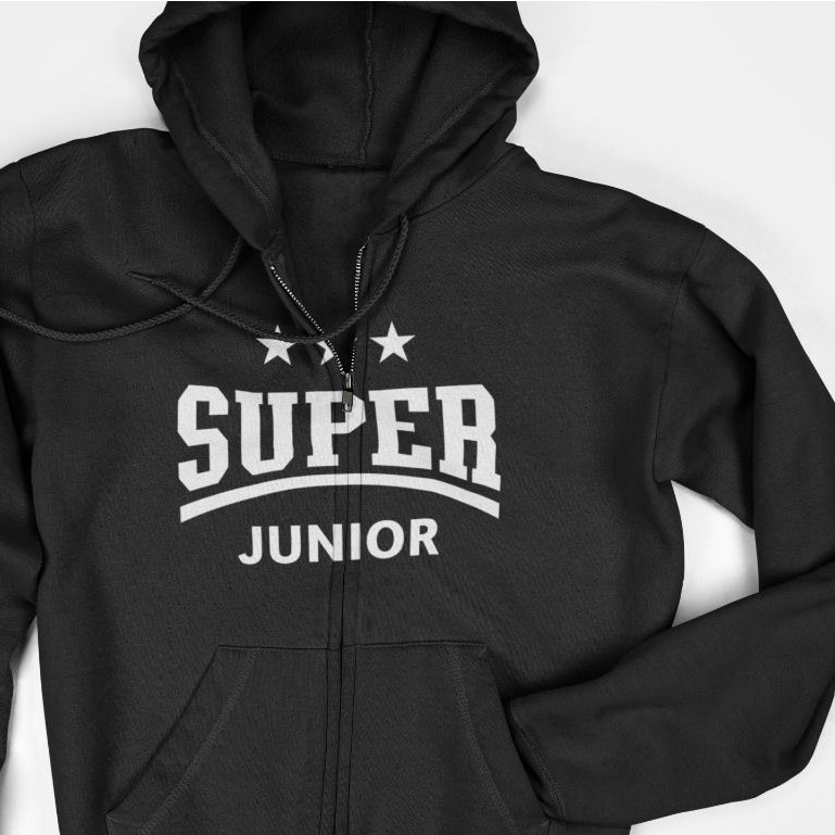 Jaket Hoodie Zipper - Super Junior