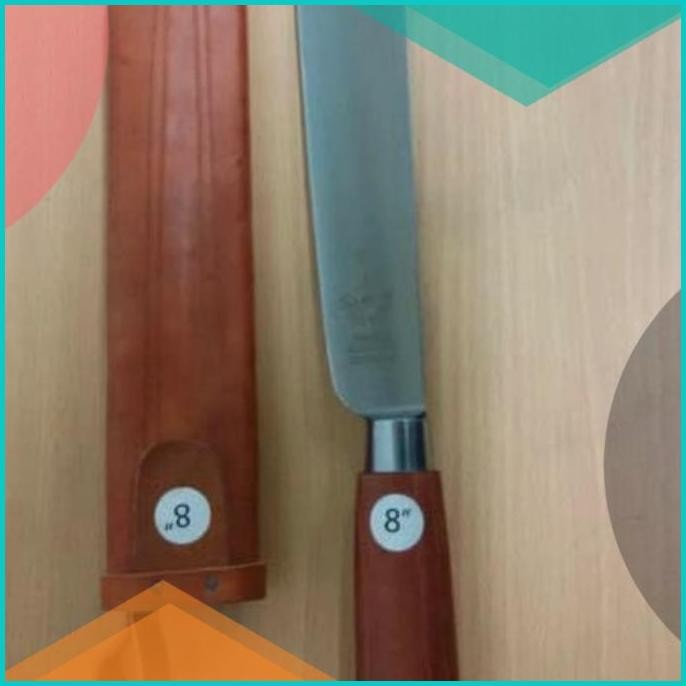 Pisau Cap Garpu 8 inch plus Sarung ORI 100 % Made in Solingen Germany