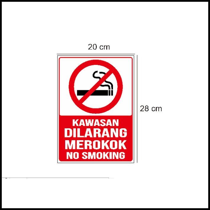 

DISKON STIKER VINYL KAWASAN DILARANG MEROKOK INFORMASI LOKASI NO SMOKING AREA !!!!