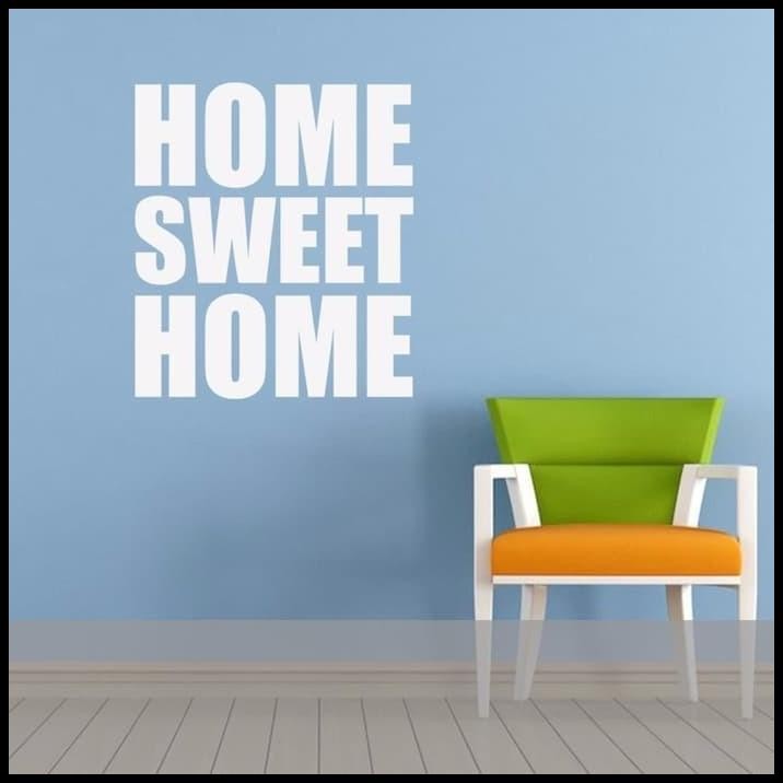 

TERBARU NEW STICKER HOME SWEET HOME STIKER UNIK 60 X 70 KOTAK