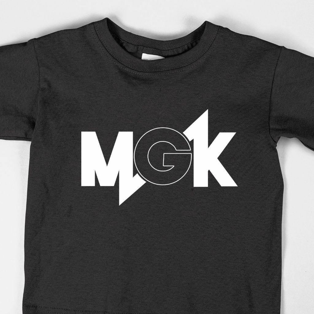 T-shirt Distro Kaos Pria Wanita Katun Kombet 24s All Size Kata Kata Machine Gun Kelly Logo2