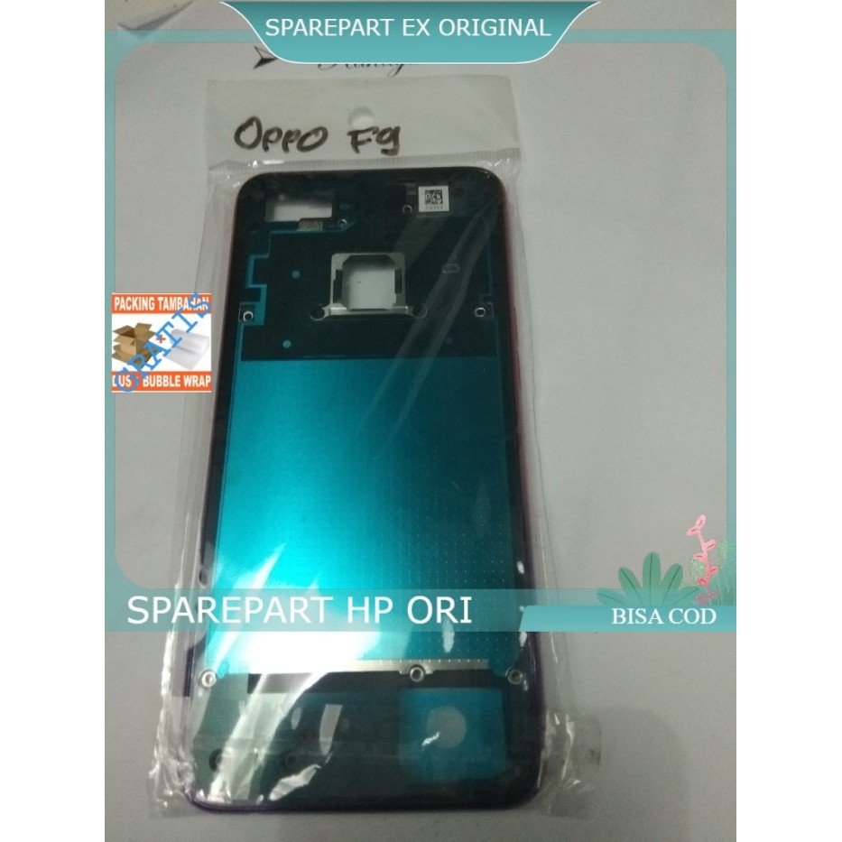 FRAME LCD OPPO F9 ORIGINAL BAZEL OPPO F9 TULANG TENGAH LCD OPPO F9