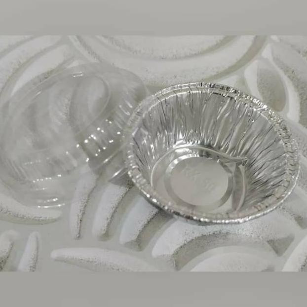 PENAWARAN TERBATAS Alumunium Foil cup Rx-50 /Aluminium Foil Cup Rx-50 + Lid ||