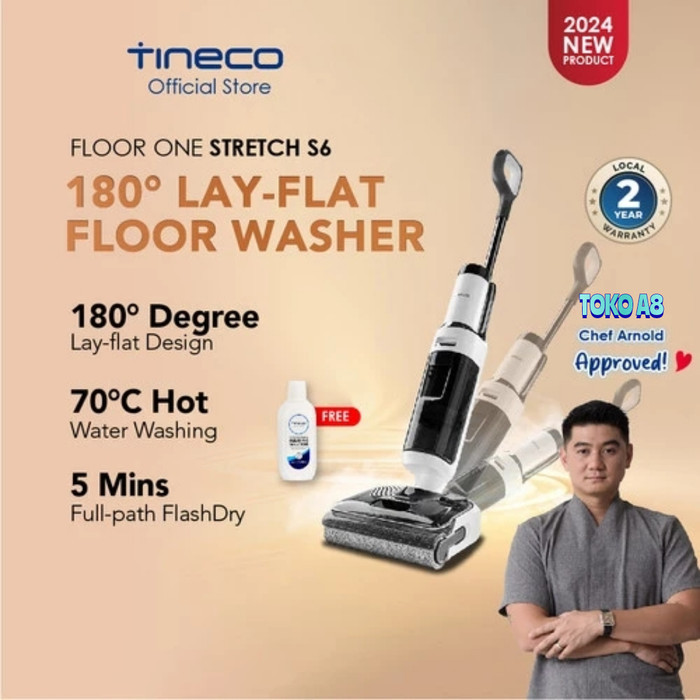 TINECO Floor One Stretch S6 Smart Wet Dry Cordless Vacuum Cleaner Multifuncional Vacuum Tineco S6