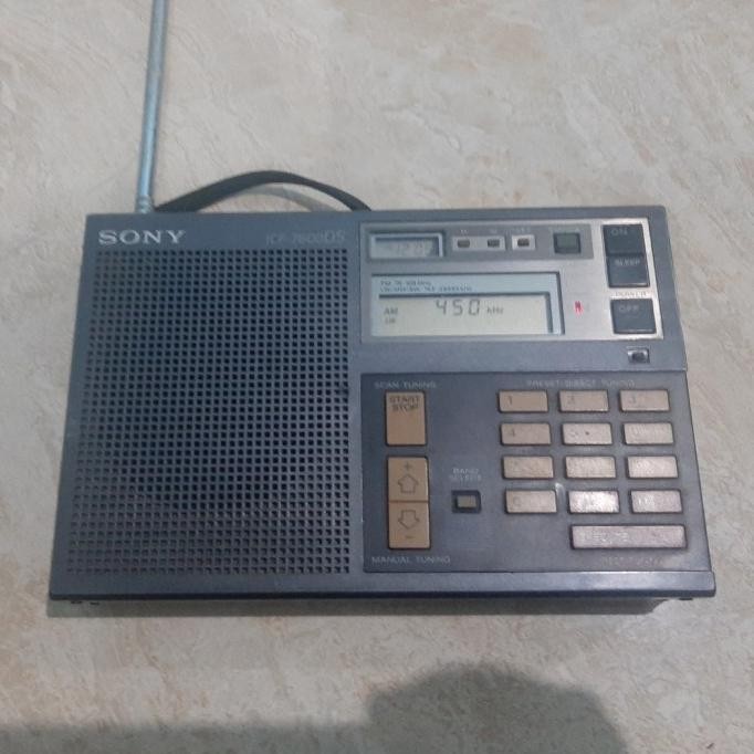 Sony Radio ICF-7600DS Retro 1983 asli Japan Hidup Rare Murah Nostalgia