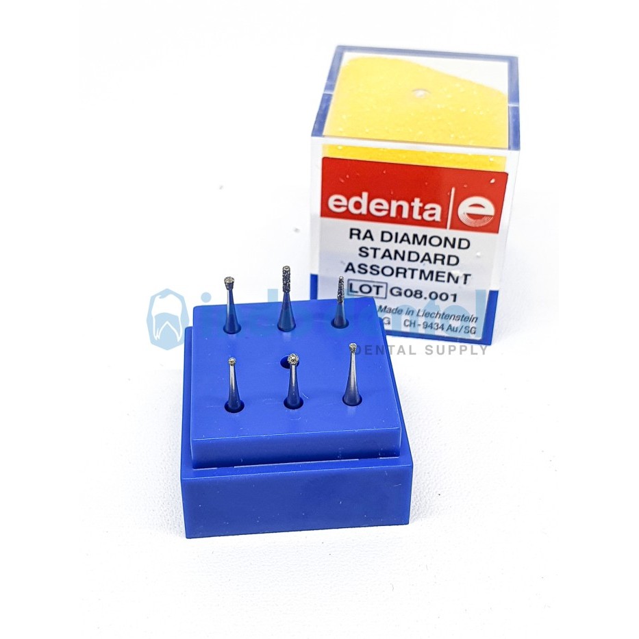 Bur Diamond Edenta Set High Low Speed Fg Ra Contra Angle Handpiece Bor