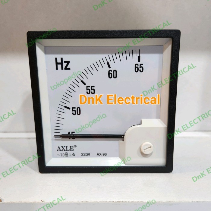 Hz Meter Type Jarum 45-65Hz 220V Merk Axle
