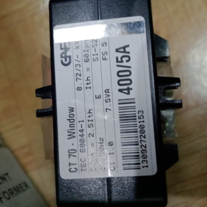 Ct 70 400/5A Gae Current Transformer Gae 400/5A Ct 70 Window 400/5A
