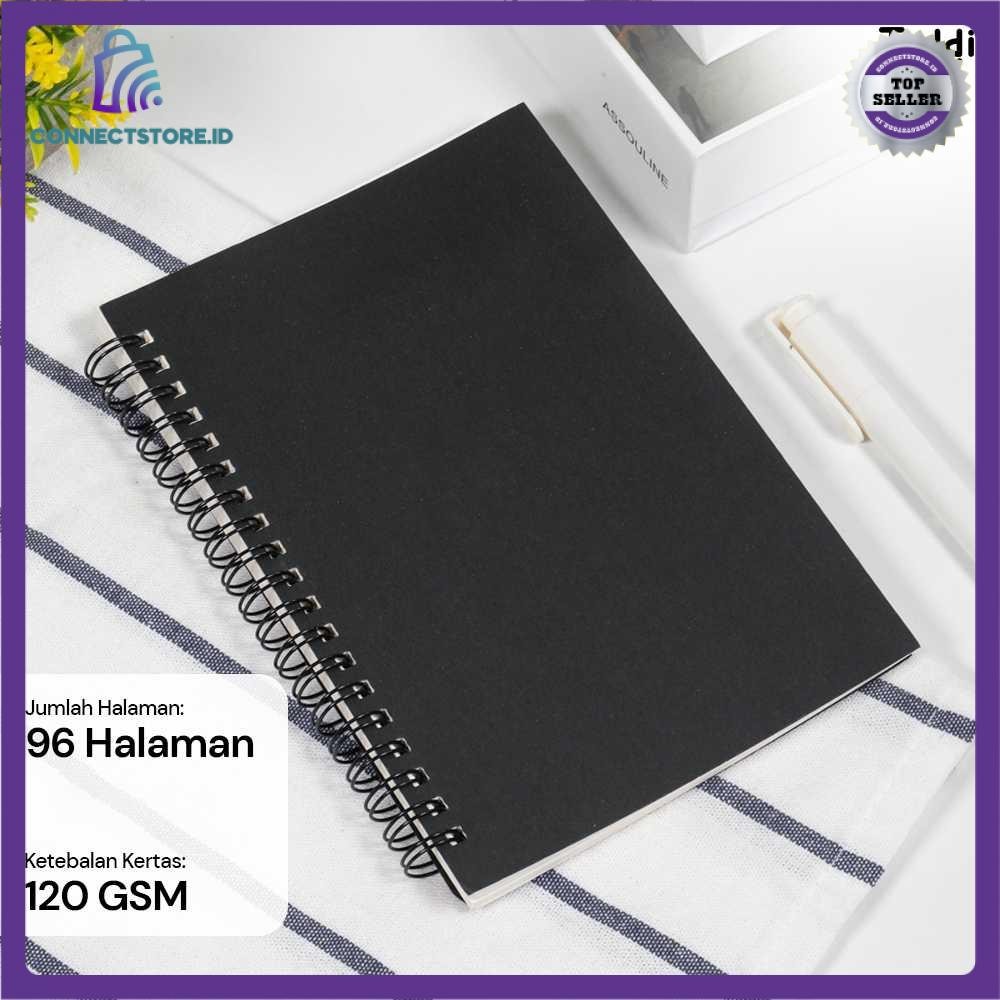 

Jesjeliu Sketchbook Drawing Memo Pad - Bq-N14 - Hitam Putih