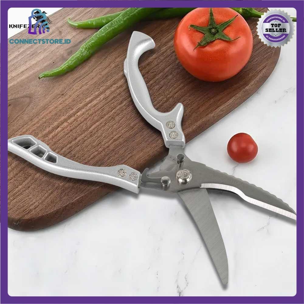 

Xcutter Gunting Dapur Chicken Duck Fish Bone Scissors - Xc068 - Silver