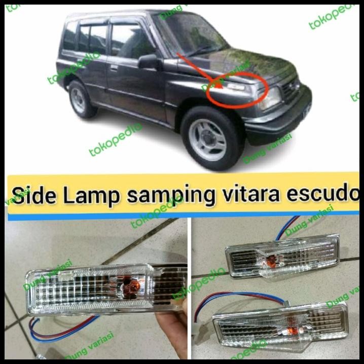 TERMURAH SIDE LAMP SEIN SAMPING MOBIL VITARA LAMA ESCUDO SIDEKICK 1992-1995 