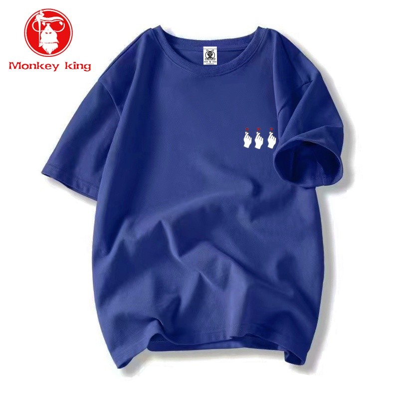MONKEY KING COD kaos katun ukuran besar untuk pria obral atasan besar bergambar remaja ACS074 #za |p