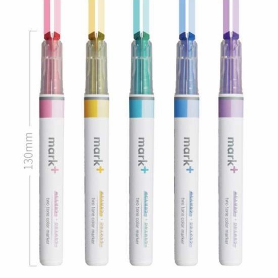 

Kokuyo Mark+ Two Tone Color Highlighter #Original