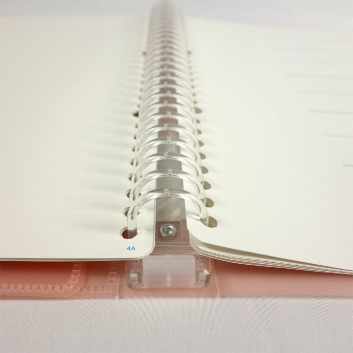 

Kokuyo Slide Binder B5- 26 Holes - W/ Laminated Divider + Free 20Sheet #Original