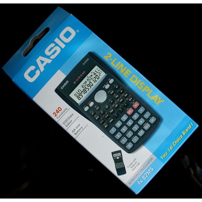 

Calculator / Kalkulator Scientific Casio Fx-82Ms / Fx 82 Ms Original #Original