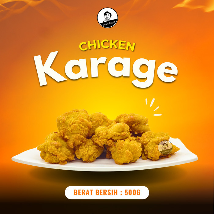 

Ready 500g/Chicken Karage Frozen/Ayam Karage Beku