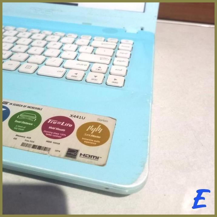 | SMC | KESING LAPTOP ASUS X441U X441UV CASING BIRU TOSCA SKY BLUE X441 FULLSET