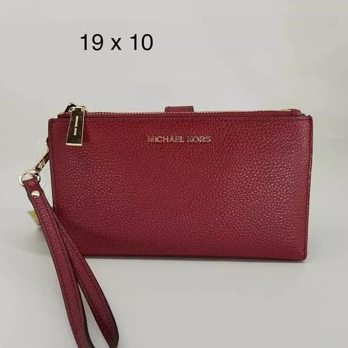 dompet michael kors original Mk jetset double zip