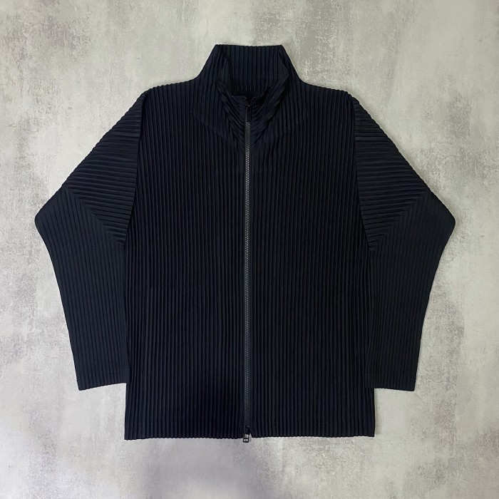 HOMME PLISS ISSEY MIYAKE PLEATED JACKET ( BLACK )