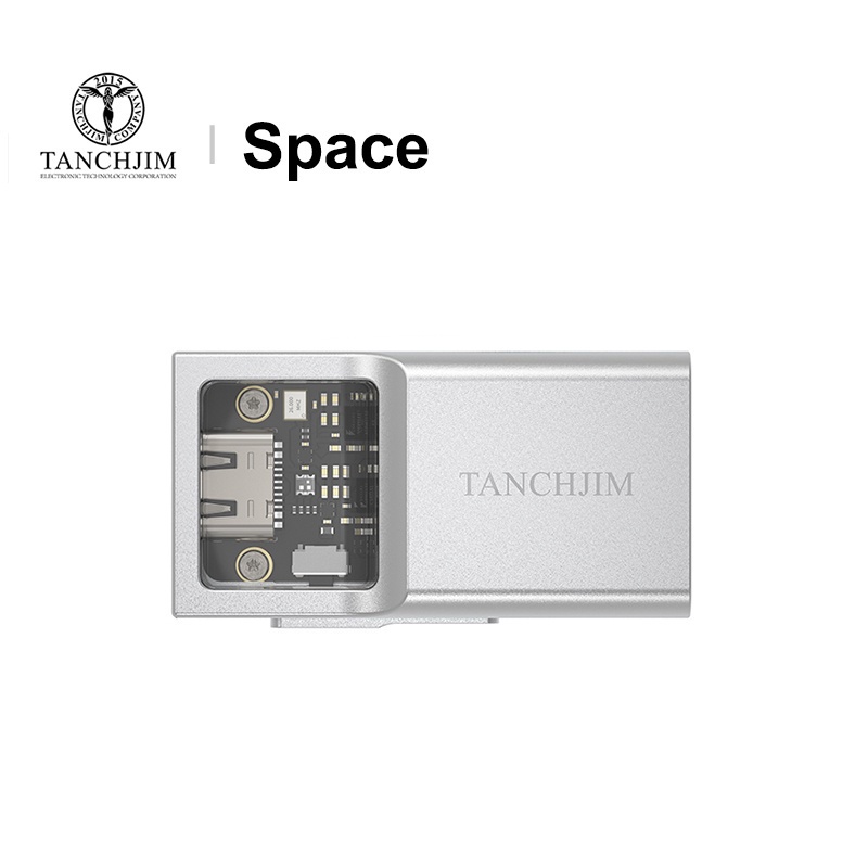 TANCHJIM SPACE Mini Portabel USB DAC AMP chip CS43131 ganda TIPE-C ke 3,5+4,4mm Headphone Amplifier 