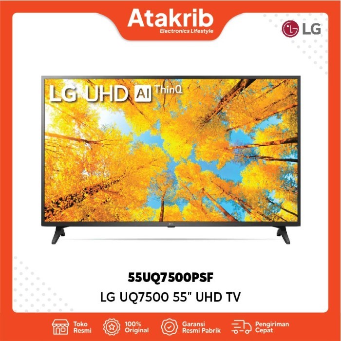 LG LED 55 55UQ7500PSF UQ7500 55UQ7500 SMART TV UHD 4K HDR THINQ AI