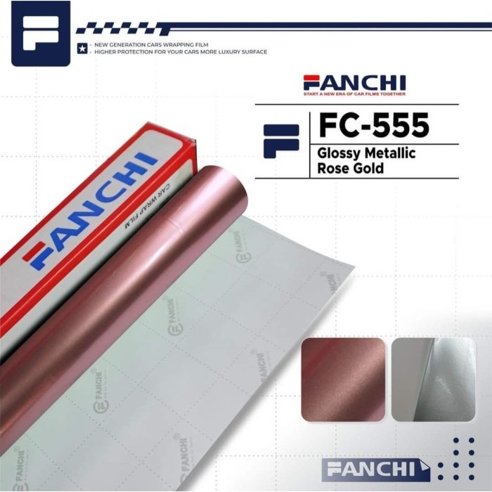 

TERMURAH - [ROLL] Sticker Fanchi Glossy Candy Metallic metalik Gloss ROLL
