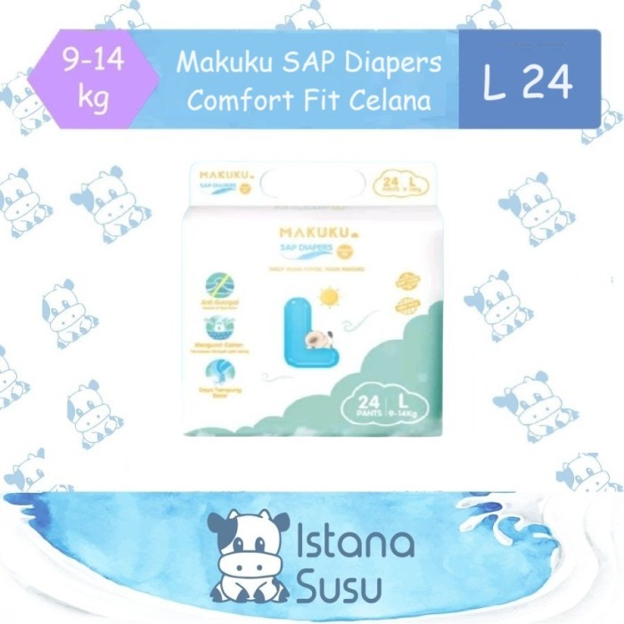 

Makuku Sap Diapers Comfort Fit Tape/Pants Nb/S/M/L/Xl/Xxl