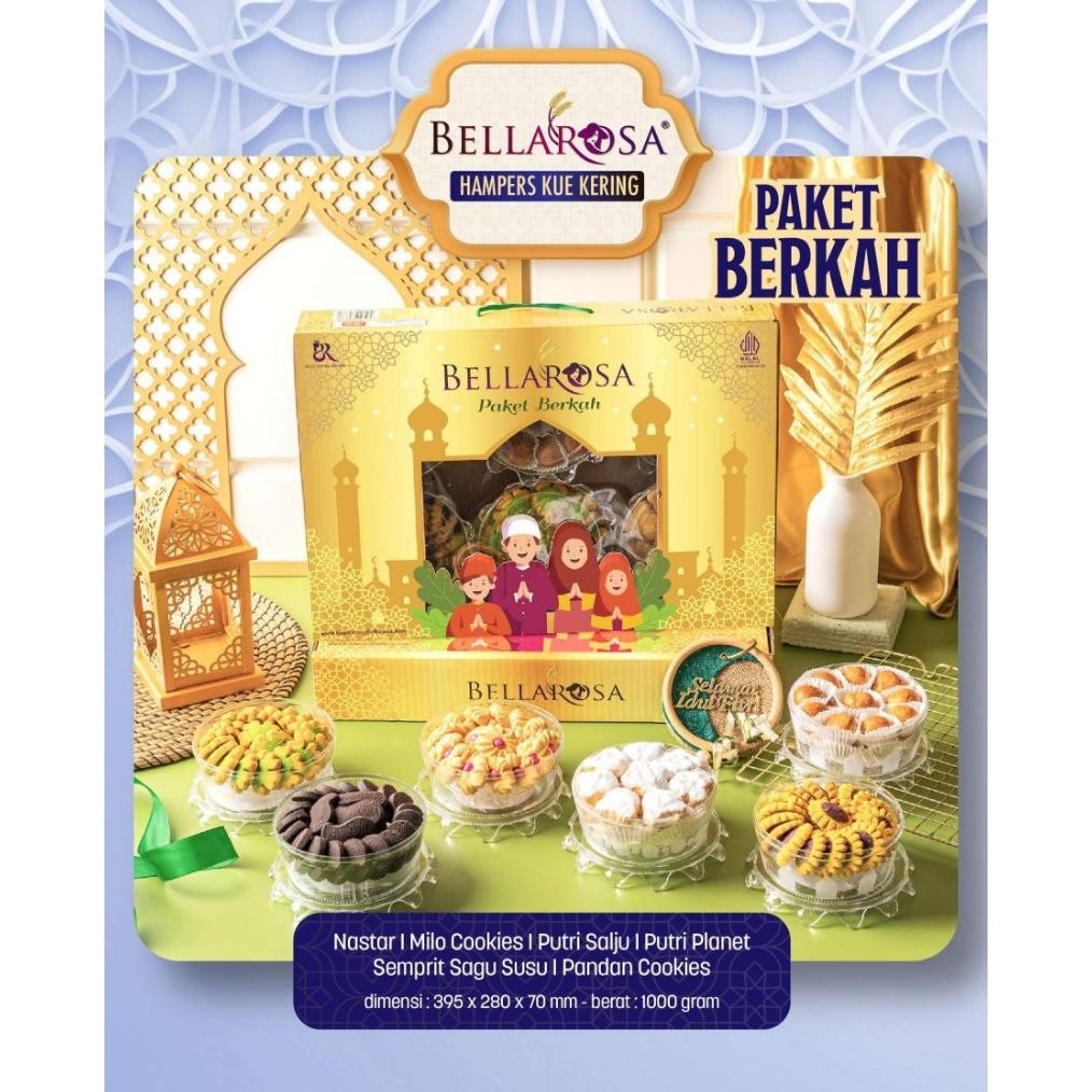 

KUE KERING BELLAROSA PAKET BERKAH PARCEL KUE LEBARAN