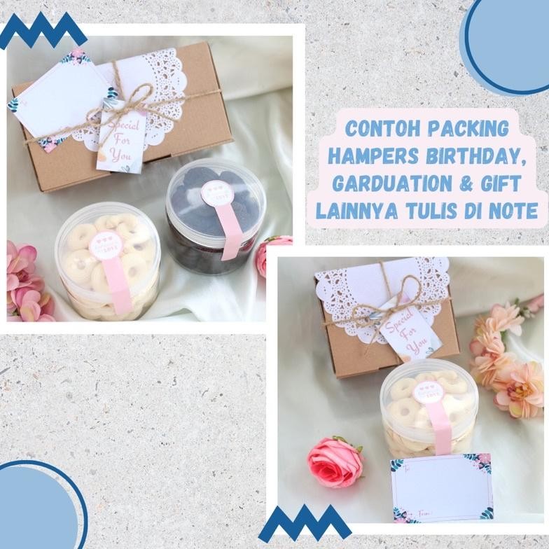 

Hampers snack gift kado box parcel Christmas natal kue cookies biskuit coklat nastar kue kering snack hadiah ultah birthday graduation sempro wedding kado 400ml