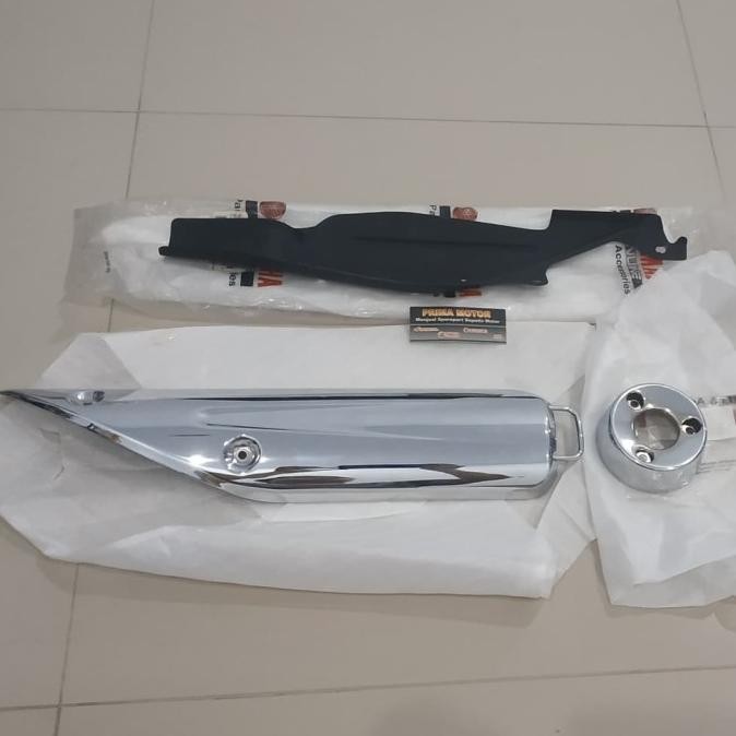 BEBAS ONGKIR - FANTASY KNALPOT PEREDAM RX KING PELINDUNG KNALPOT NEKEL RX KING ORI