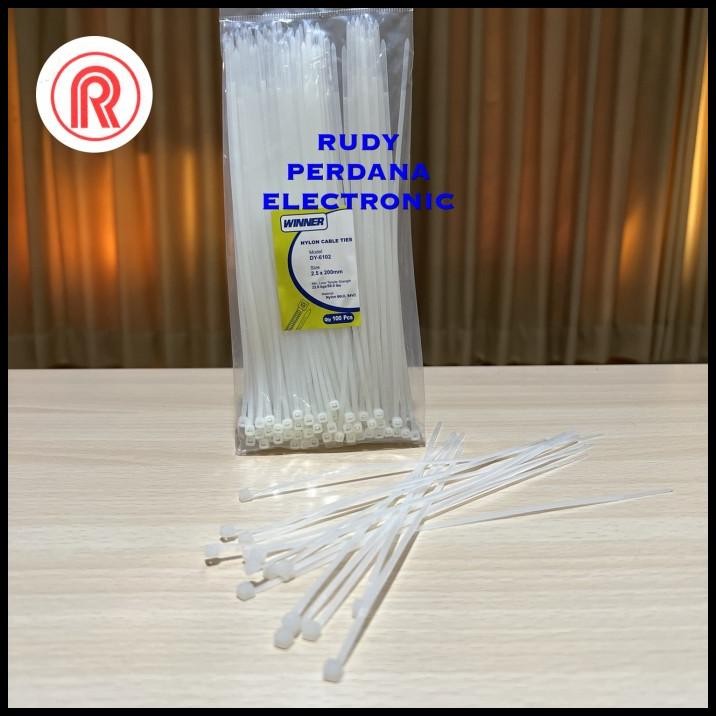 

GRATIS ONGKIR NYLON CABLE TIE KABEL TIES NILON 2.5X200MM 2.5 X 200 MM 20 CM WINNER !!!!!