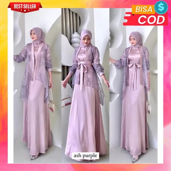 Gmis Pakaian Wnta Muslim Dres Idulfitri Lebaran Remaja Wanita Syar'I Murah Gamis Gamus Syari Bsju Te
