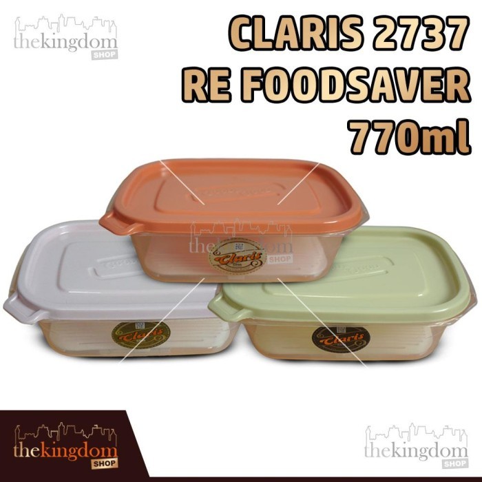 FREE ONGKIR Claris 2737 RC Foodsaver 770ml Cool Container Kotak Wadah Makanan