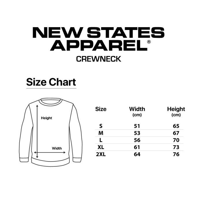 Murah Crewneck New States Apparel 9000