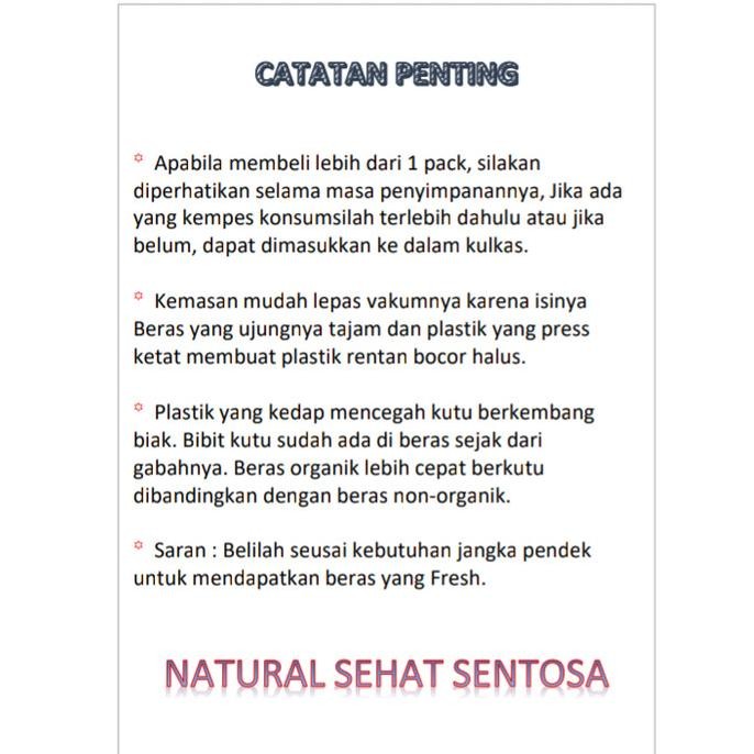 

Beras Pandan Wangi Organik 5Kg [terbaik]